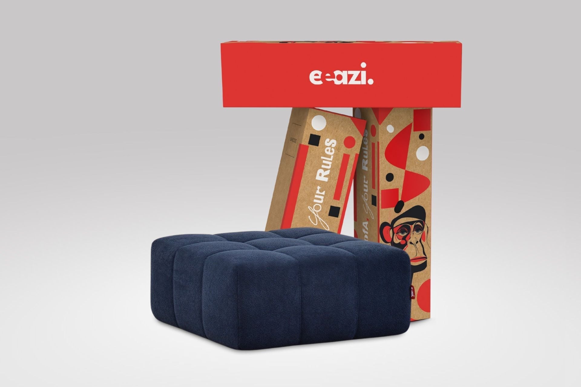 Hocker - Blau