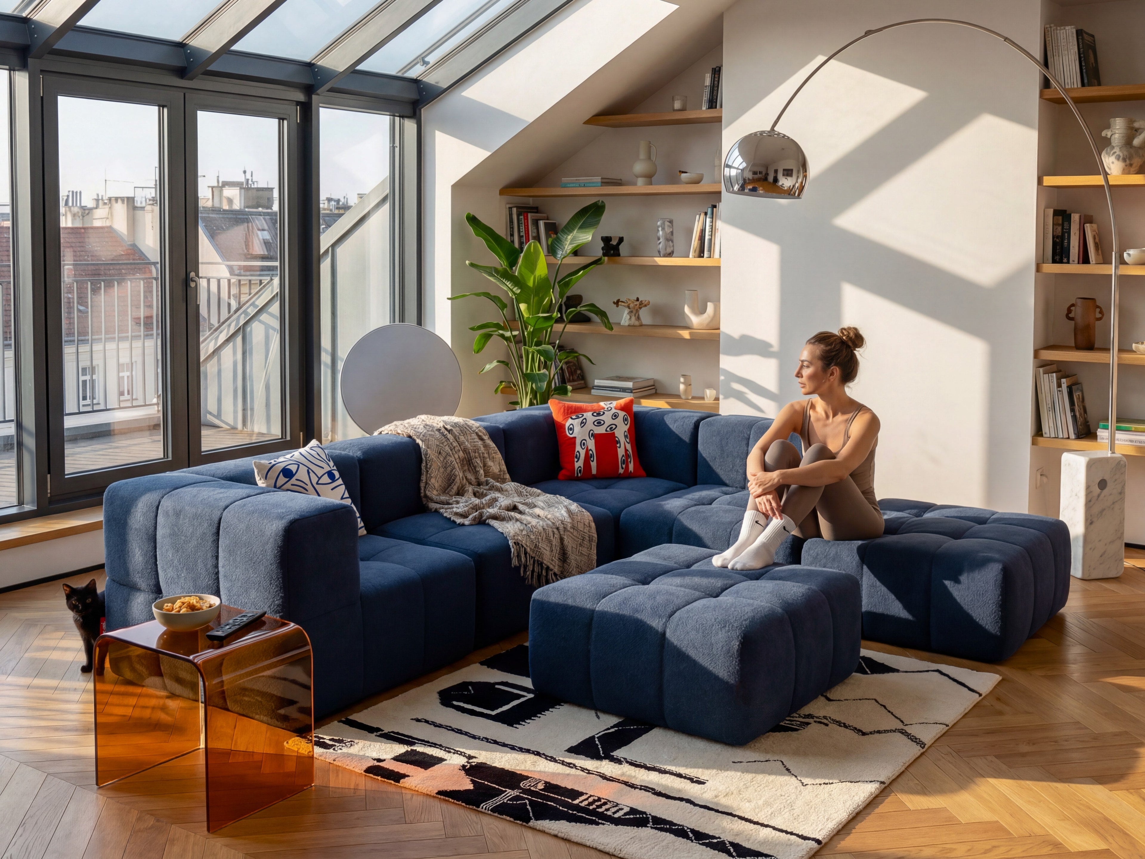 Hocker - Blau